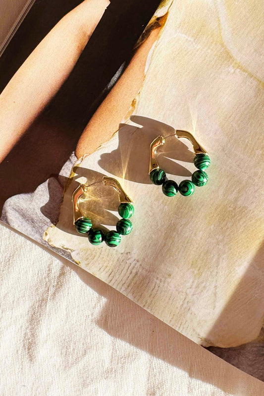 Forest Reverie Earrings - Green