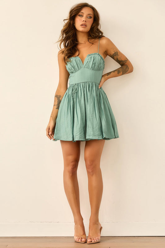 Georgia Mini Dress - Green
