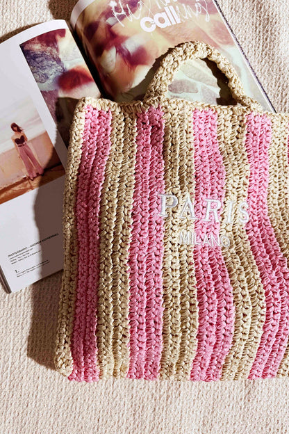 Good Fun Tote Bag - Pink Beige