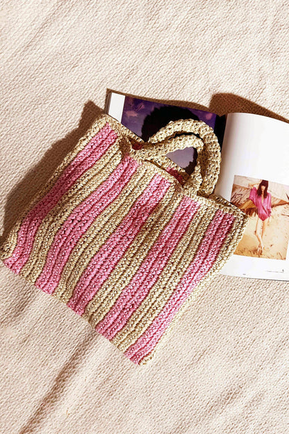 Good Fun Tote Bag - Pink Beige