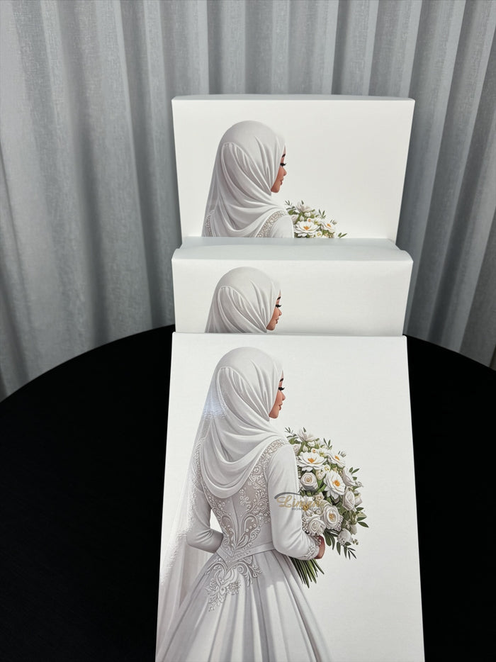 Liman Home Decor - Liman Online Hijabi Bruid Doos 3 delig