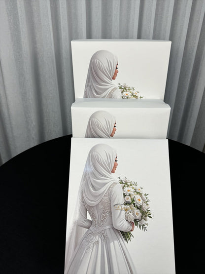 Liman Home Decor - Liman Online Hijabi Bruid Doos 3 delig