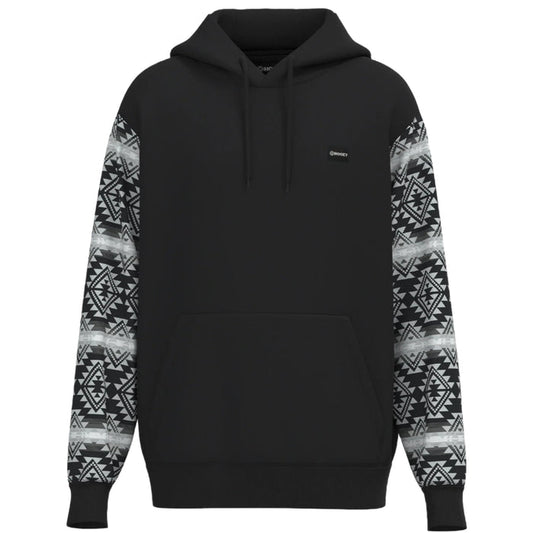 Hooey Men's Legendary Black Aztec Print Polar Fleece Hoodie HH1339BKAZ