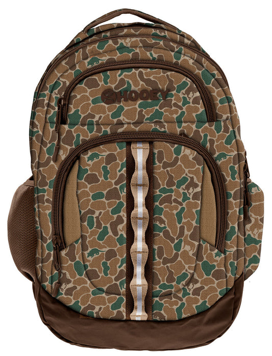 Hooey Ox Brown & Green Camo Print Backpack BP2603CABR