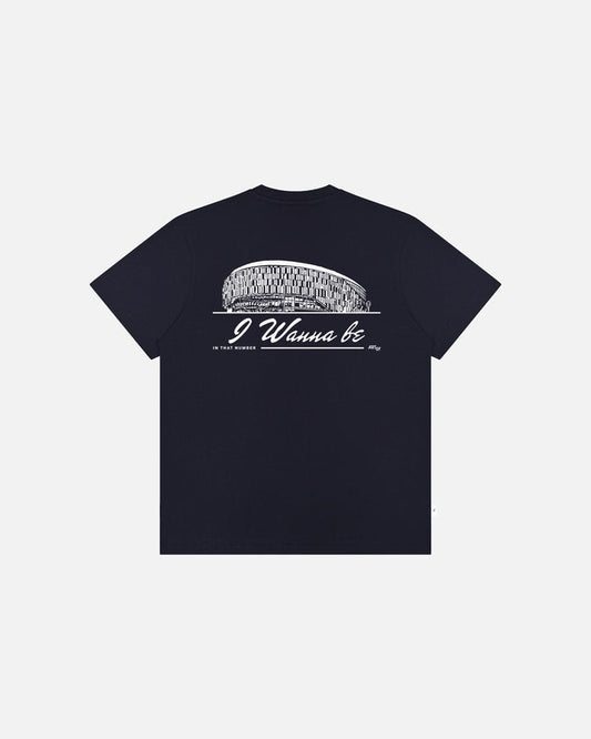 ART OF Spurs I Wanna Be Stadium | THFC Navy Graphic Football T-shirt