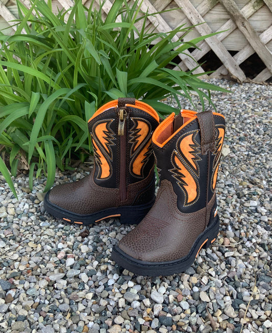 Ariat Lil' Stomper Toddler Intrepid Western Cowboy Boot A441002802-Painted Cowgirl Western Store