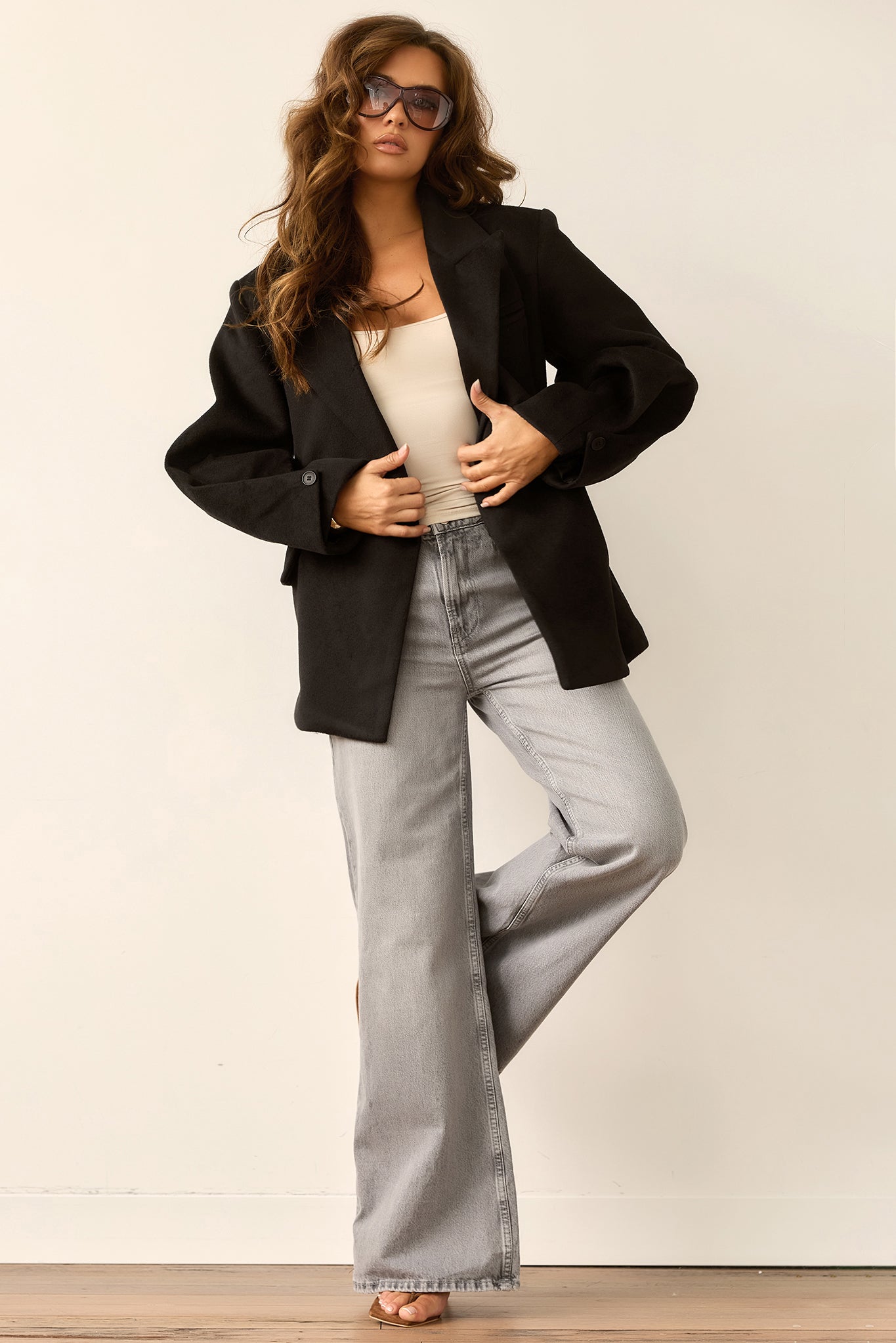 Investment Piece Coat Blazer - Black