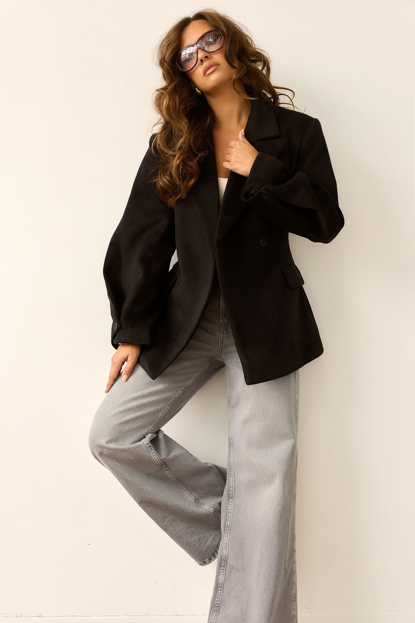 Investment Piece Coat Blazer - Black