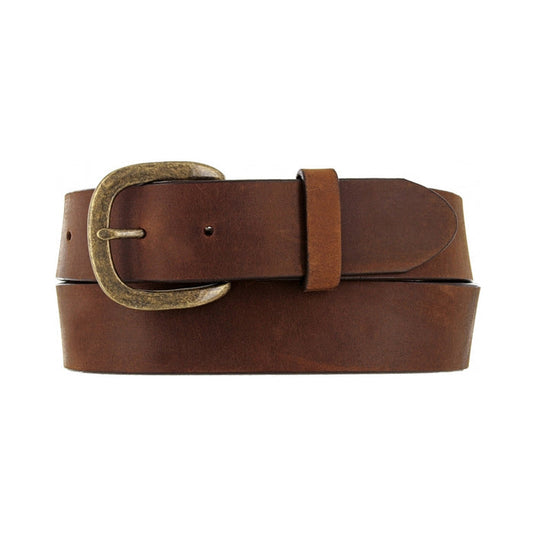 Justin Men's Bark Brown Leather Basic Work Belt 232BD-Painted Cowgirl Western Store