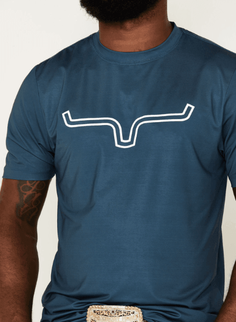 Kimes Ranch Men's Major Blue Outlier Tech Short Sleeve Tee