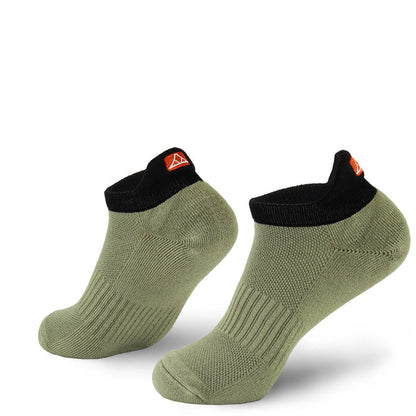 Sage Green bamboo no show socks.