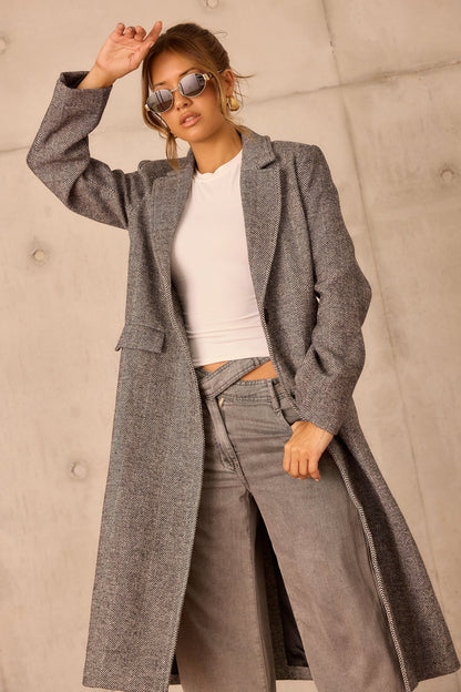 Lizzie Coat - Charcoal