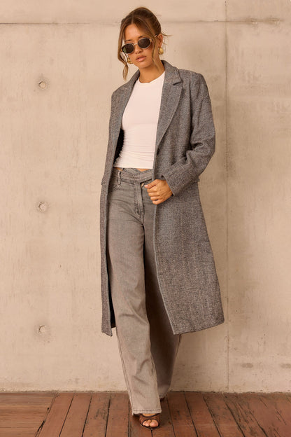 Lizzie Coat - Charcoal
