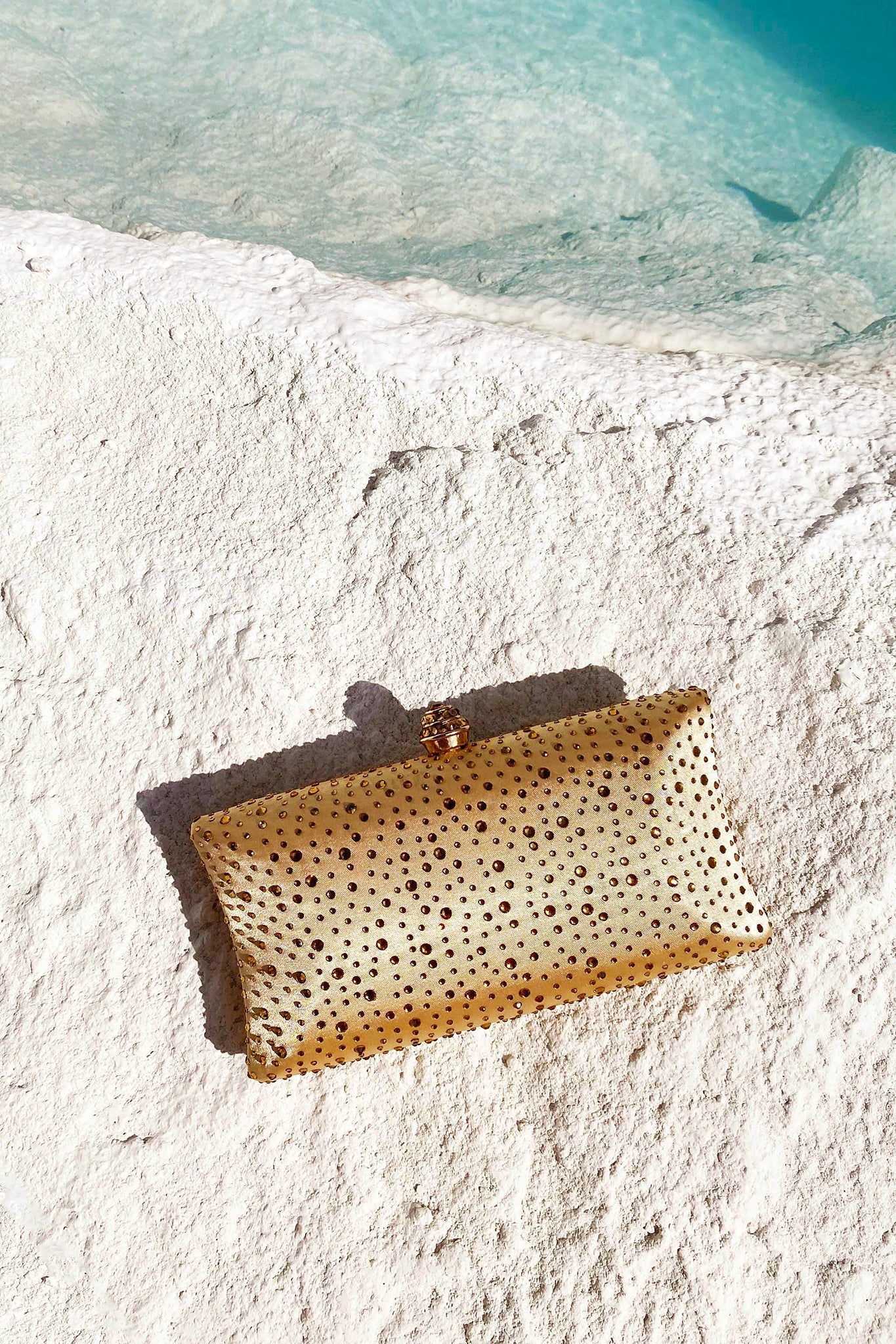 Mermaid Waters Clutch Bag - Gold