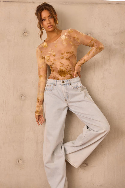 Monroe Vintage Denim Jeans - Light Blue