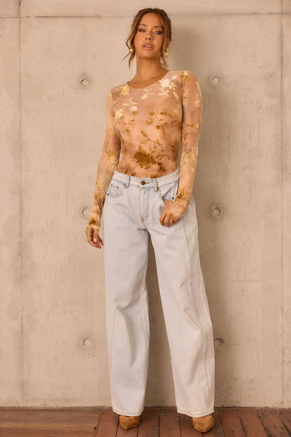Monroe Vintage Denim Jeans - Light Blue