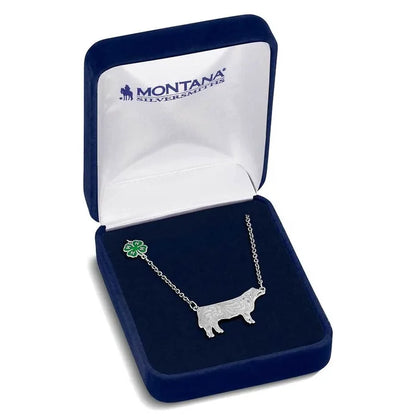 Montana Silversmiths 4-H Steer Showman Necklace NC6235
