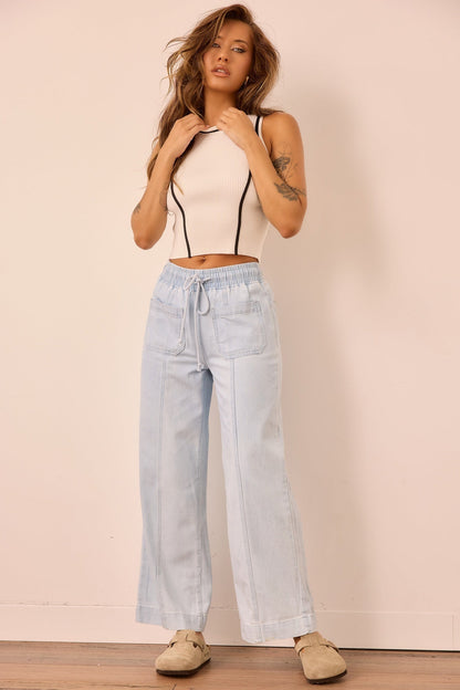 My Little Micro Knit Top - White
