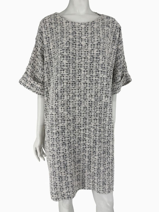 Natori Textured Tweed Shift Dress – XL | New With Tags