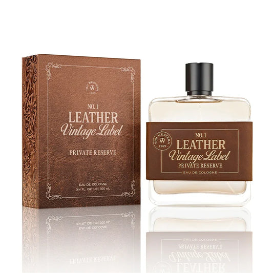 No. 1 Leather Vintage Label Private Reserve 3.4 oz. Cologne 98083