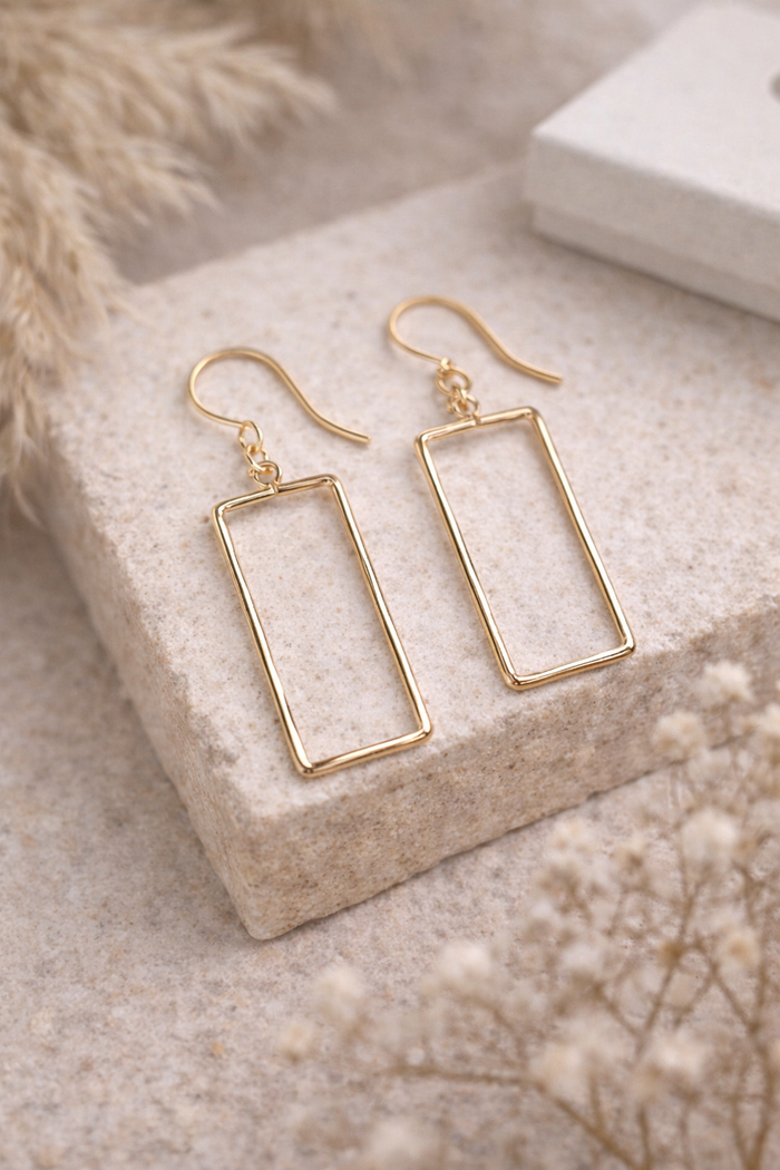 Long Gold Rectangle