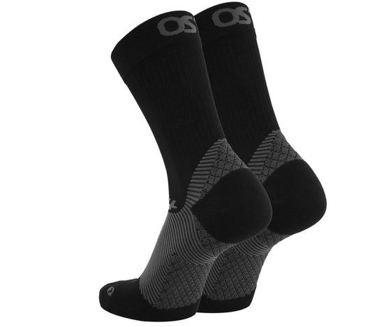 OS1st Black Plantar Fasciitis Compression Crew Socks 3444-Painted Cowgirl Western Store