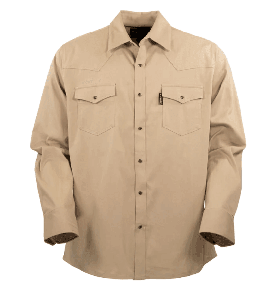 Outback Trading Co. Khaki Everett Long Sleeve Shirt 42731-KKI