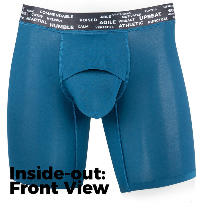 Pinatubo Boxer Briefs inside-out showing front view