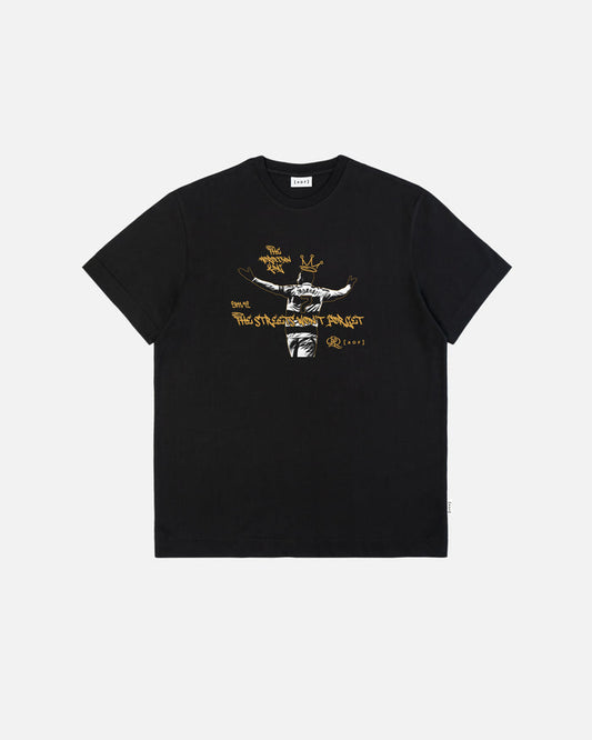 ART OF x QPR Streets Won't Forget Tee | Black Graphic Football T-shirt