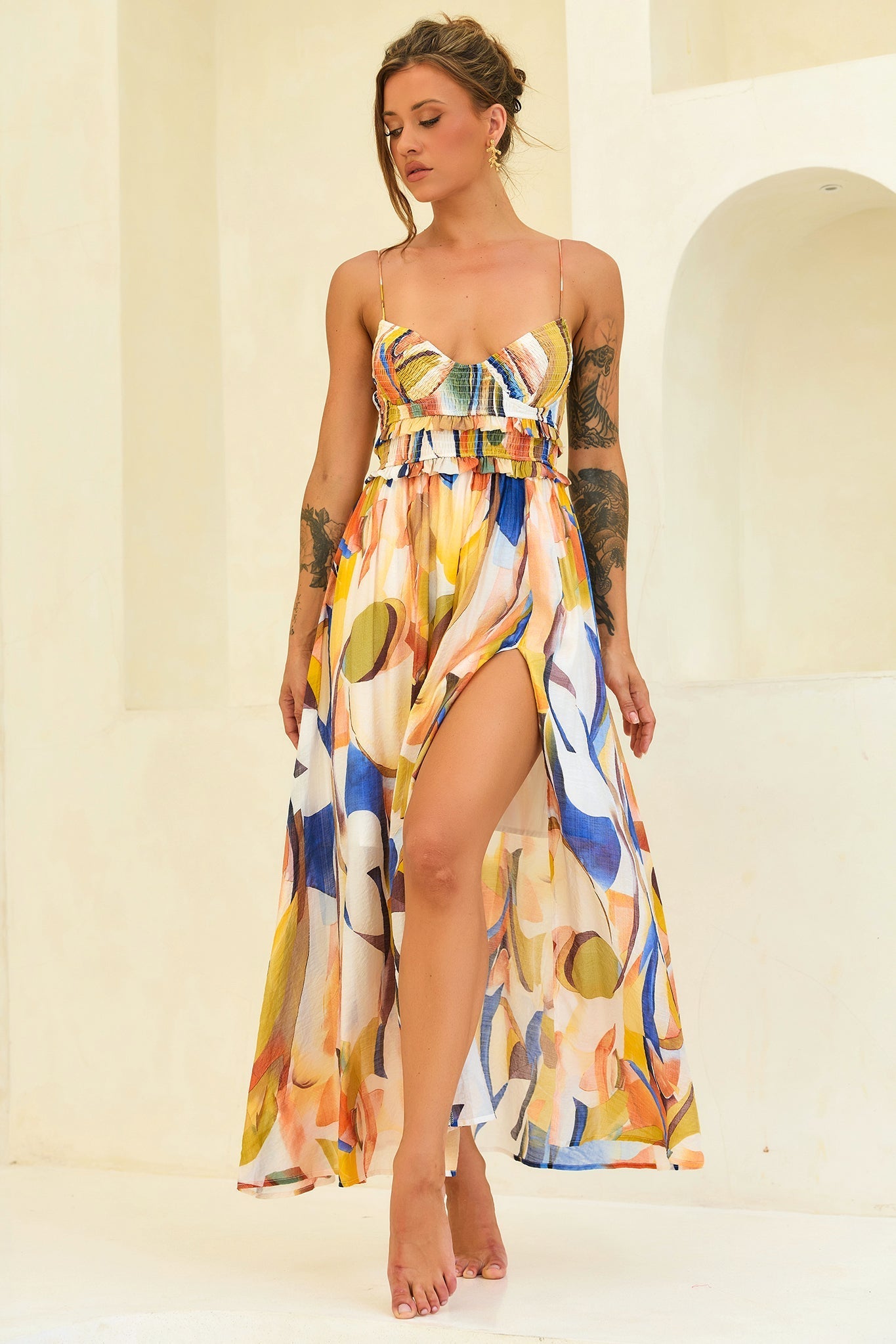 Radiance Maxi Dress - Blue Multi