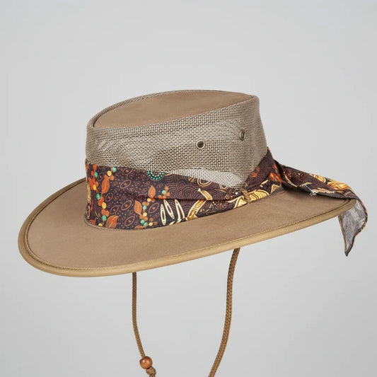 Red Rock Hats Cattle Cooler Suede Brown Leather Western Hat 1080
