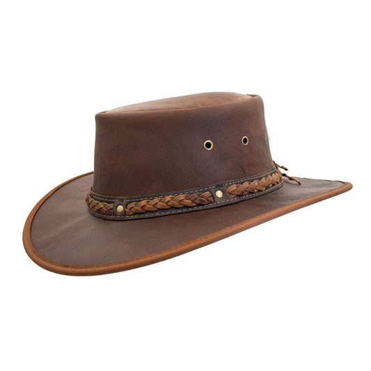 Red Rock Hats Kangaroo Classic Brown Leather Western Hat 1078