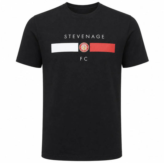 Red, White & Black Stevenage FC T-Shirt