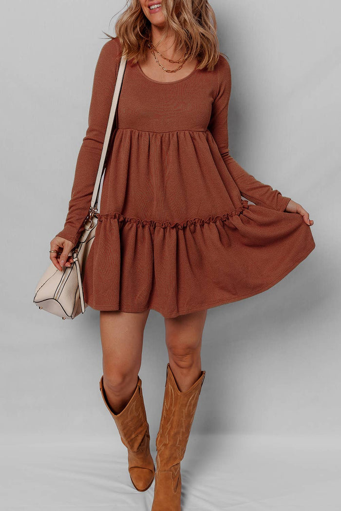Ribbed Mini Dress