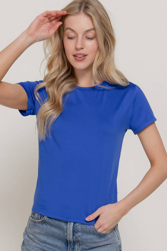 Round Neck Knit Top