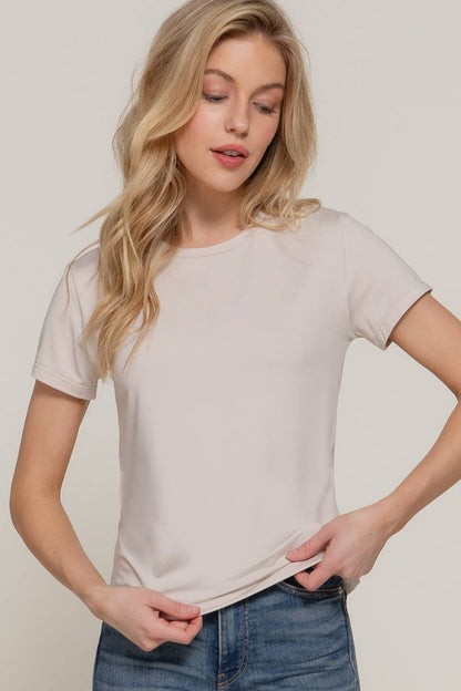 Round Neck Knit Top