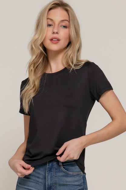 Round Neck Knit Top