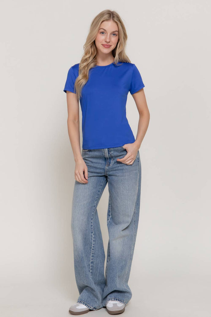 Round Neck Knit Top