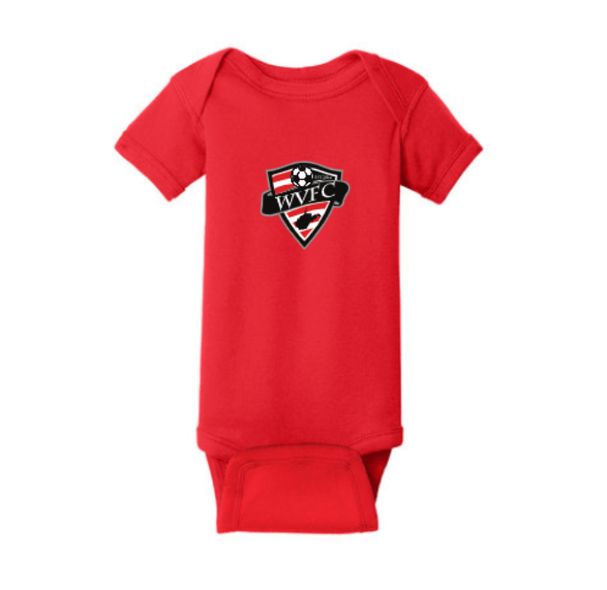 RS4400 -Rabbit Skins™ Infant Short Sleeve Baby Rib Bodysuit-WVFC