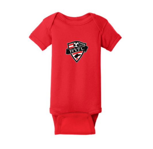 RS4400 -Rabbit Skins™ Infant Short Sleeve Baby Rib Bodysuit-WVFC