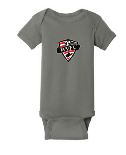RS4400 -Rabbit Skins™ Infant Short Sleeve Baby Rib Bodysuit-WVFC