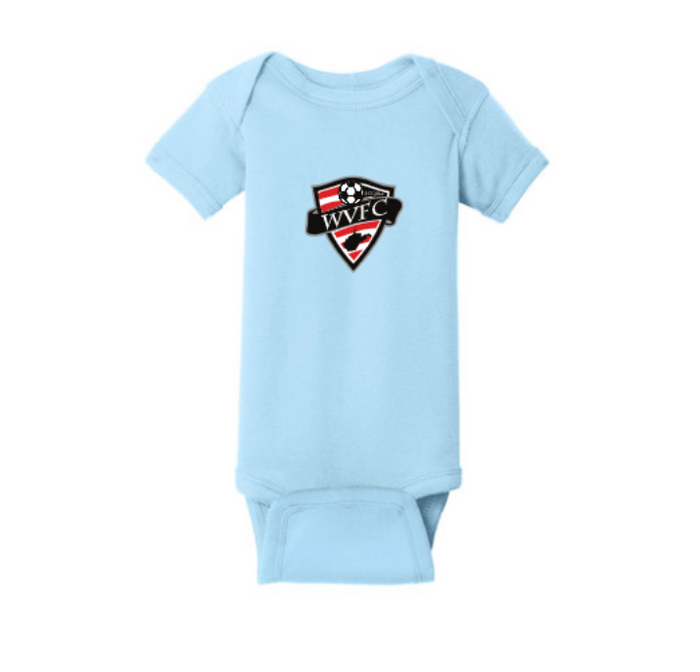 RS4400 -Rabbit Skins™ Infant Short Sleeve Baby Rib Bodysuit-WVFC