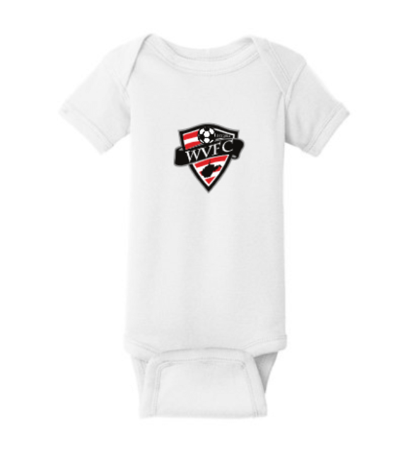 RS4400 -Rabbit Skins™ Infant Short Sleeve Baby Rib Bodysuit-WVFC