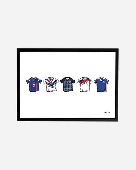 ART OF Scotland Classics Framed Print | Football Wall Art