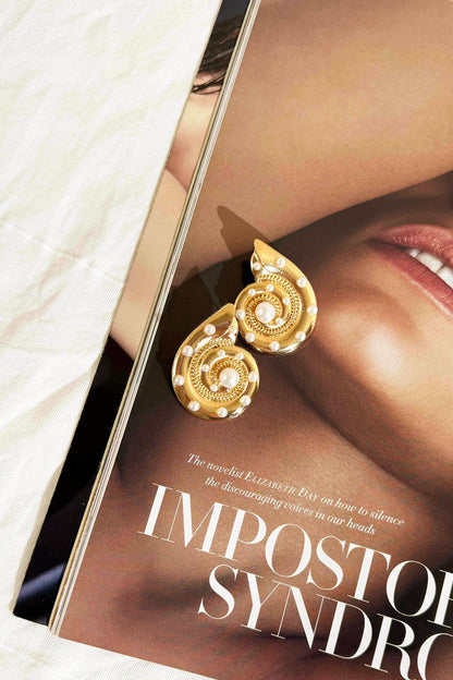 Sheer Seeker Earrings - Gold