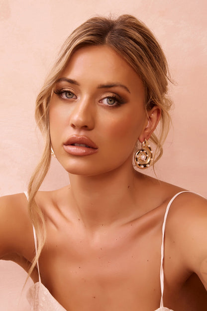 Sheer Seeker Earrings - Gold