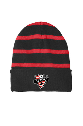 Sport-Tek® Striped Beanie with Solid Band