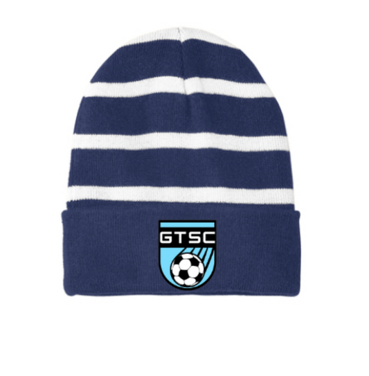 STC31 -Sport-Tek® Striped Beanie with Solid Band- GTSC