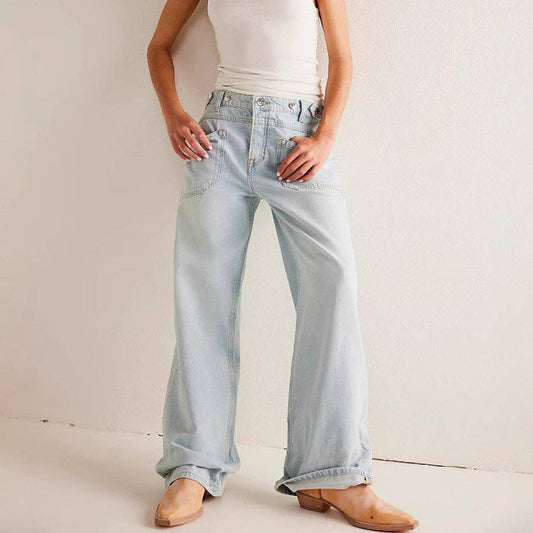 Street Straight Leg Jeans