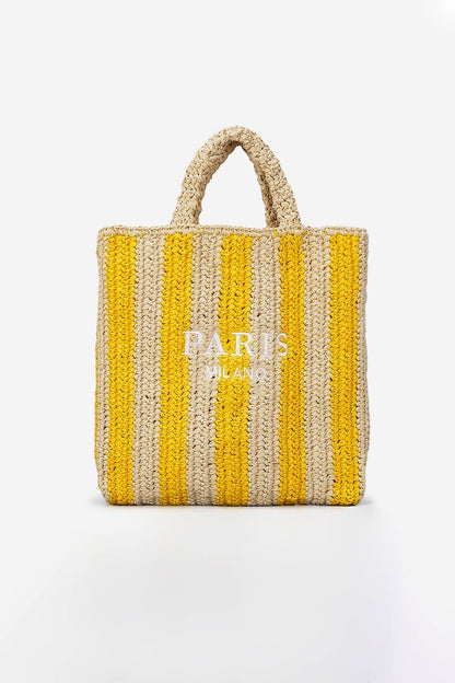 Sunlit Voyage Tote Bag - Lemon